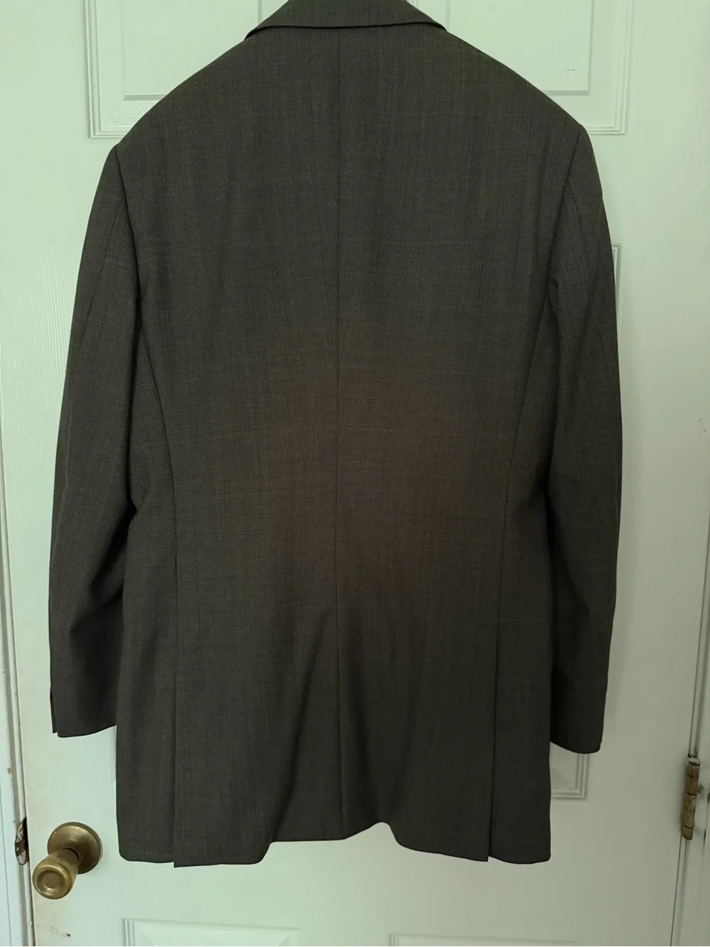 J. Crew Men's Ludlow Green/Grey Plaid Suit